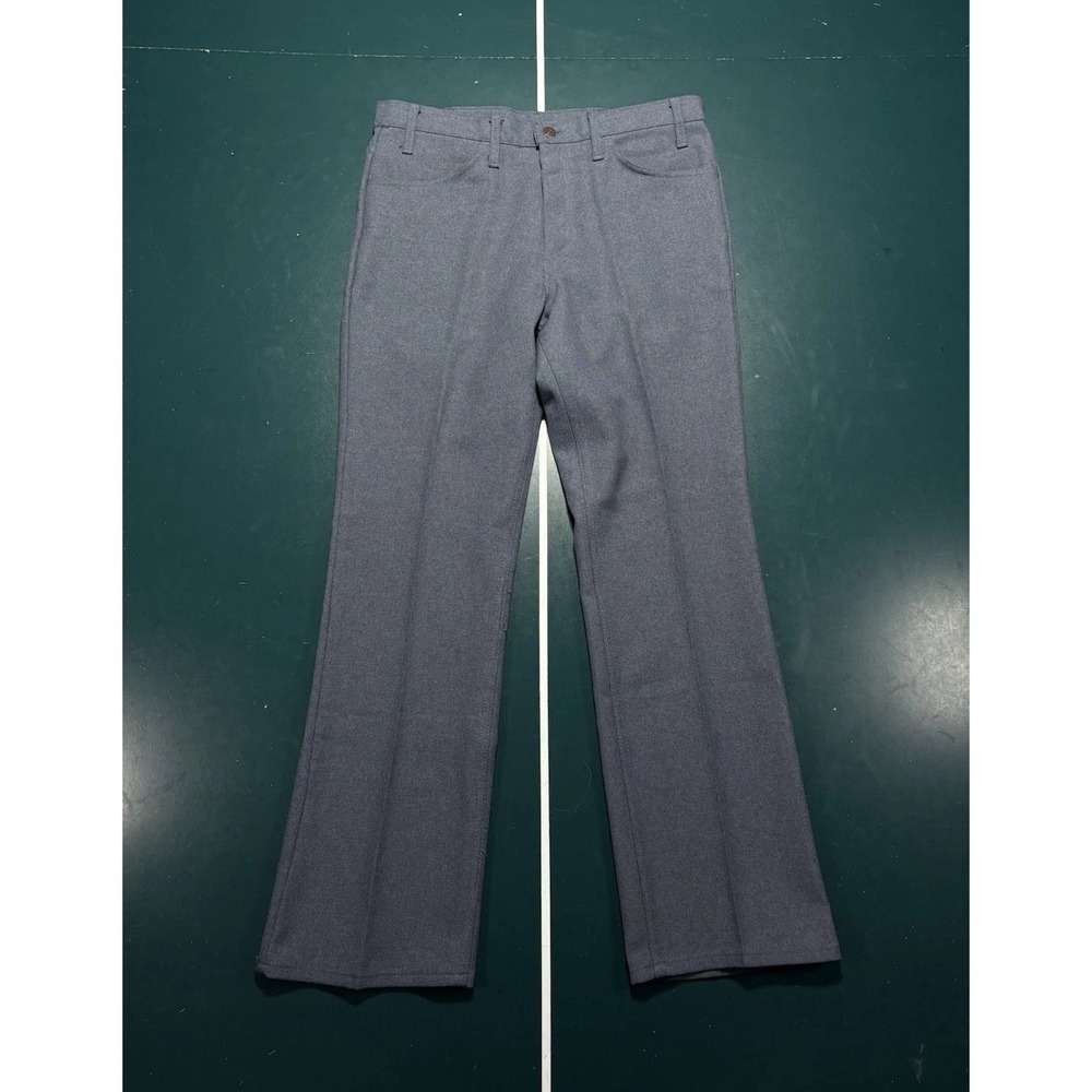 Vintage 80s Levi's 517 Pants Men's 34x31 Blue Bootcut Trousers Western USA EUC